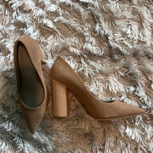 1. Slate Tan Suede Pump
